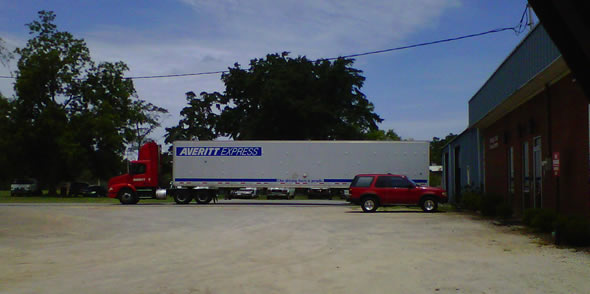 Truck with new lab equipment